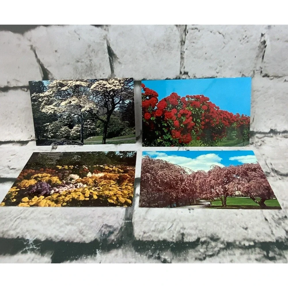 Vintage‎ Postcard Lot Ecology Keep American Beautiful Series Flower Fields